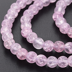 Crackle Glass Beads Strands&nbsp;GLAA-S192-D-006D