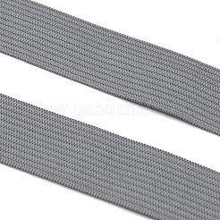 ポリエステル弾性リボン  フラット  グレー  18.5mm  約50ヤード/ロール&nbsp;EC-WH0013-09A