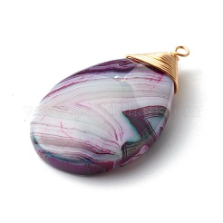 Natural Agate Pendants&nbsp;PALLOY-JF00778