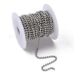 Tarnish Resistant 304 Stainless Steel Ball Beaded Chains&nbsp;CHS-K002-11