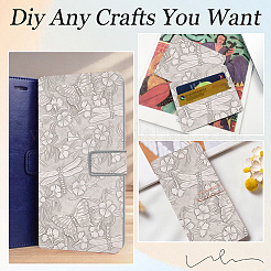 PUレザー生地  DIYクラフト作り用品用  花柄  ゲインボロ  1370x301x0.8mm&nbsp;DIY-WH20055-025E