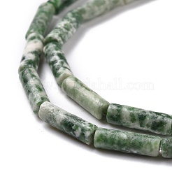 Natural Green Spot Jasper Beads Strands&nbsp;G-D464-14