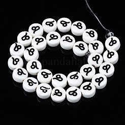 Handmade Porcelain Ceramic Beads Strands&nbsp;PORC-S502-032H