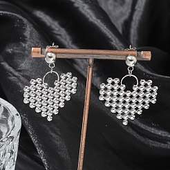 304 Stainless Steel Stud Earrings for Women&nbsp;EJEW-A119-21P