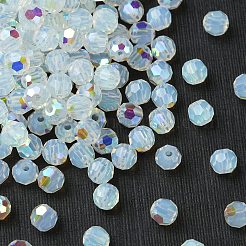プレシオサ®クリスタルビーズ  チェコクリスタル  451 19 602 ラウンド  01000 200 ホワイトオパール AB  4mm  穴：1mm&nbsp;X-PRC-BB4-01000-200