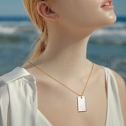 6Pcs Natural Freshwater Shell Pendants&nbsp;BSHE-BC0001-20B