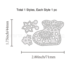 Christmas Theme Carbon Steel Cutting Dies Stencils&nbsp;DIY-WH0170-959