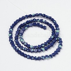 Synthetical Chrysocolla Star Bead Strands&nbsp;G-M201-05-4mm
