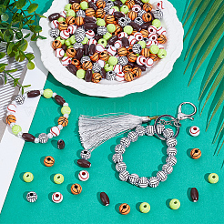 300Pcs 5 Styles Craft Style Acrylic Beads&nbsp;MACR-PA0001-67