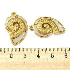 Natural Shell Pendants&nbsp;X-STAS-P341-01G-02