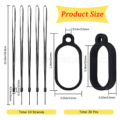 DIY Anti-lost Electronic Stylus & Lighter Pendant Necklace Making Kit&nbsp;AJEW-GF0007-87