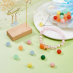 40個8色プラスチックビーズ  カボチャ  ミックスカラー  11.5x8.5mm  穴：1.5mm  5個/カラー&nbsp;KY-FH0001-43