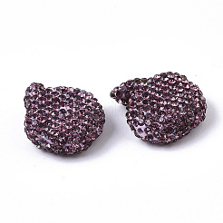 Handmade Polymer Clay Rhinestone Beads&nbsp;RB-T017-07D