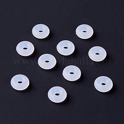 シリコンリンキングリング  リング  ホワイト  7.5x3mm  内径：2mm&nbsp;FIND-C004-01C