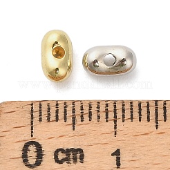 電気メッキ不透明アクリルビーズ  ピーナッツ  ミックスカラー  6.5~7x4x3~3.5mm  穴：1.4mm  10000個/ 500g&nbsp;PACR-D009-01