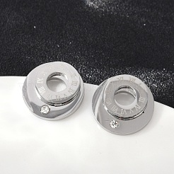 304 Stainless Steel Rhinestone Stud Earrings&nbsp;EJEW-Z089-06P