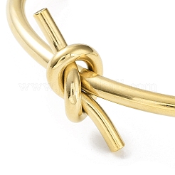 304ステンレススチール製カフバングル  ゴールドカラー  コイル  内径：2-3/8インチ（5.9cm）&nbsp;BJEW-G685-01B