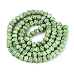 Opaque Baking Paint Glass Beads Strands&nbsp;GLAA-Q110-03A-11