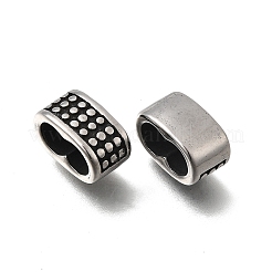 304 Stainless Steel Slide Charms&nbsp;STAS-D382-14AS