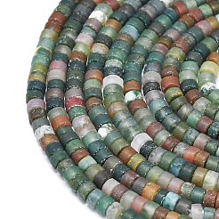 Natural Indian Agate Beads Strands&nbsp;G-P575-B02-4x2mm