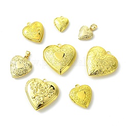 8Pcs 8 Styles Brass Locket Pendants&nbsp;KK-CJ0003-60
