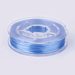 フラット弾性クリスタルストリング  弾性ビーズ糸  ストレッチブレスレット作り用  ミックスカラー  0.4mm  約16.4ヤード（15m）/ロール&nbsp;EW-G010-A