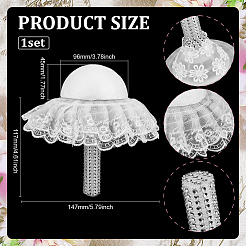 Foam Hemisphere Floral Handle&nbsp;DIY-BC0015-77