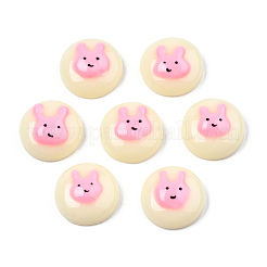 Opaque Resin Enamel Cabochons&nbsp;CRES-N031-028