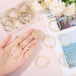20Pcs Alloy Open Back Bezel Pendants&nbsp;PALLOY-CA0008-41