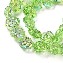 Electroplate Glass Beads Strands&nbsp;EGLA-K061-09A-AB01