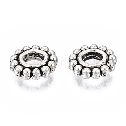 Tibetan Style Alloy Daisy Spacer Beads&nbsp;TIBEB-N005-077B-01
