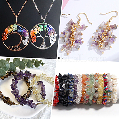 3 Strands Natural Fluorite Beads Strands&nbsp;G-PA0001-37