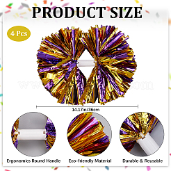Plastic Cheerleading Pom Poms Cheerleading Hand Flowers&nbsp;AJEW-WH20010-90A