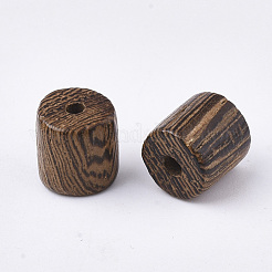 Natural Wenge Wood Beads&nbsp;X-WOOD-S053-36
