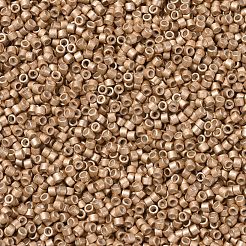 MIYUKIデリカビーズ  シリンダー  日本製シードビーズ  11/0  （db1155)亜鉛メッキ半霜マスカット  1.3x1.6mm  穴：0.8mm  約2000PCS /ボトル  10 G /ボトル&nbsp;SEED-JP0008-DB1155