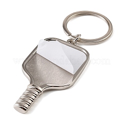 Pickleball Paddle Alloy Sublimation Blanks Keychains&nbsp;AL-CBAF9A1-02P-02