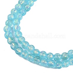 Handmade Foil Lampwork Beads Strands&nbsp;FOIL-K003-06A-07