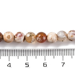 Natural Fire Crackle Agate Beads Strands&nbsp;G-G163-A01-01