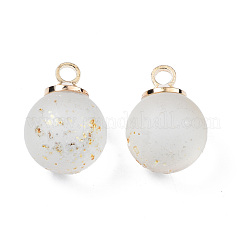 Transparent Spray Painted Glass Pendants&nbsp;GLAA-N035-020B-B01