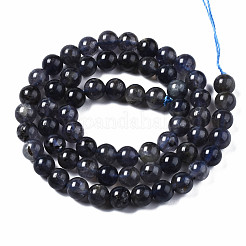 Natural Iolite/Cordierite/Dichroite Beads Strands&nbsp;G-S376-005A
