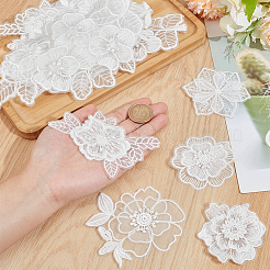 24Pcs 12 Styles Computerized Embroidery Polyester Ornament Accesories&nbsp;DIY-GA0007-55C