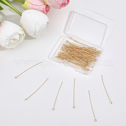 100Pcs Brass Eye Pins&nbsp;KK-ME0004-82