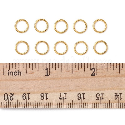 Brass Open Jump Rings&nbsp;KK-FS0001-23B-1