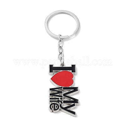 Alloy Enamel Keychains&nbsp;KEYC-P020-A03-1