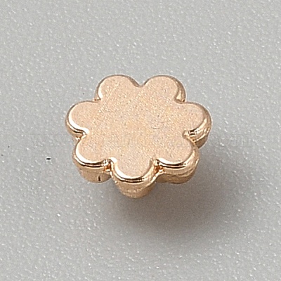 CC合金カボション 亜鉛合金カボション 花 ライトゴールド 5.5x3mmの通販 - PandaHall
