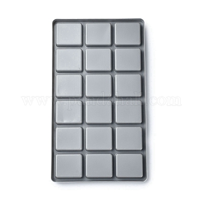 18 Grids Flocking PE Bead Design Boards&nbsp;ODIS-YW0001-04-1