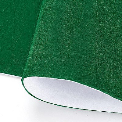 ポリエステルフェルトステッカー  粘着生地  長方形  グリーン  120x40x0.2cm&nbsp;DIY-WH0223-19E-1