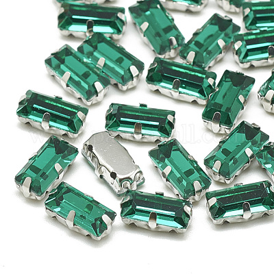 Sew on Rhinestone&nbsp;RGLA-T092-5x15mm-15P-1