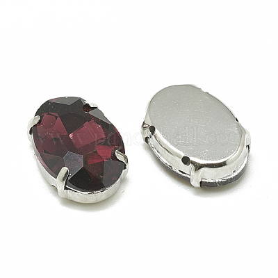 Sew on Rhinestone&nbsp;RGLA-T091-8x10mm-18P-1