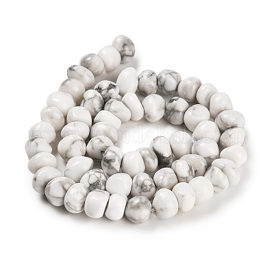Natural Howlite Beads Strands&nbsp;G-G053-C09-01-1